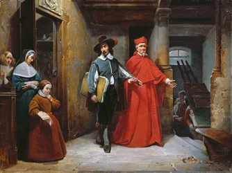 A Cardinal Looking for Ribera in His Studio in Naples, 1839